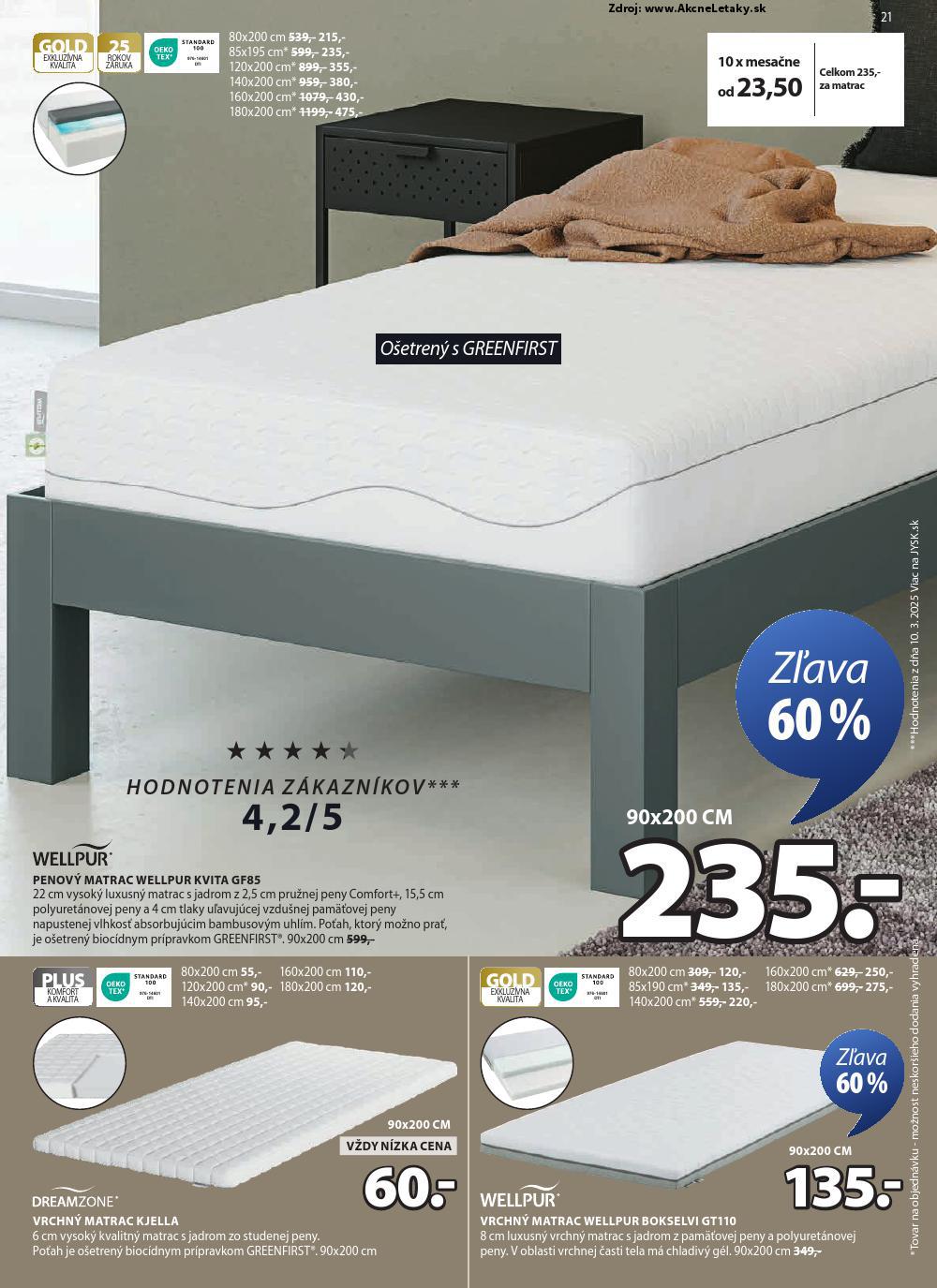 Leták Jysk (7. 5. - 27. 5. 2025) - strana 22 z 25