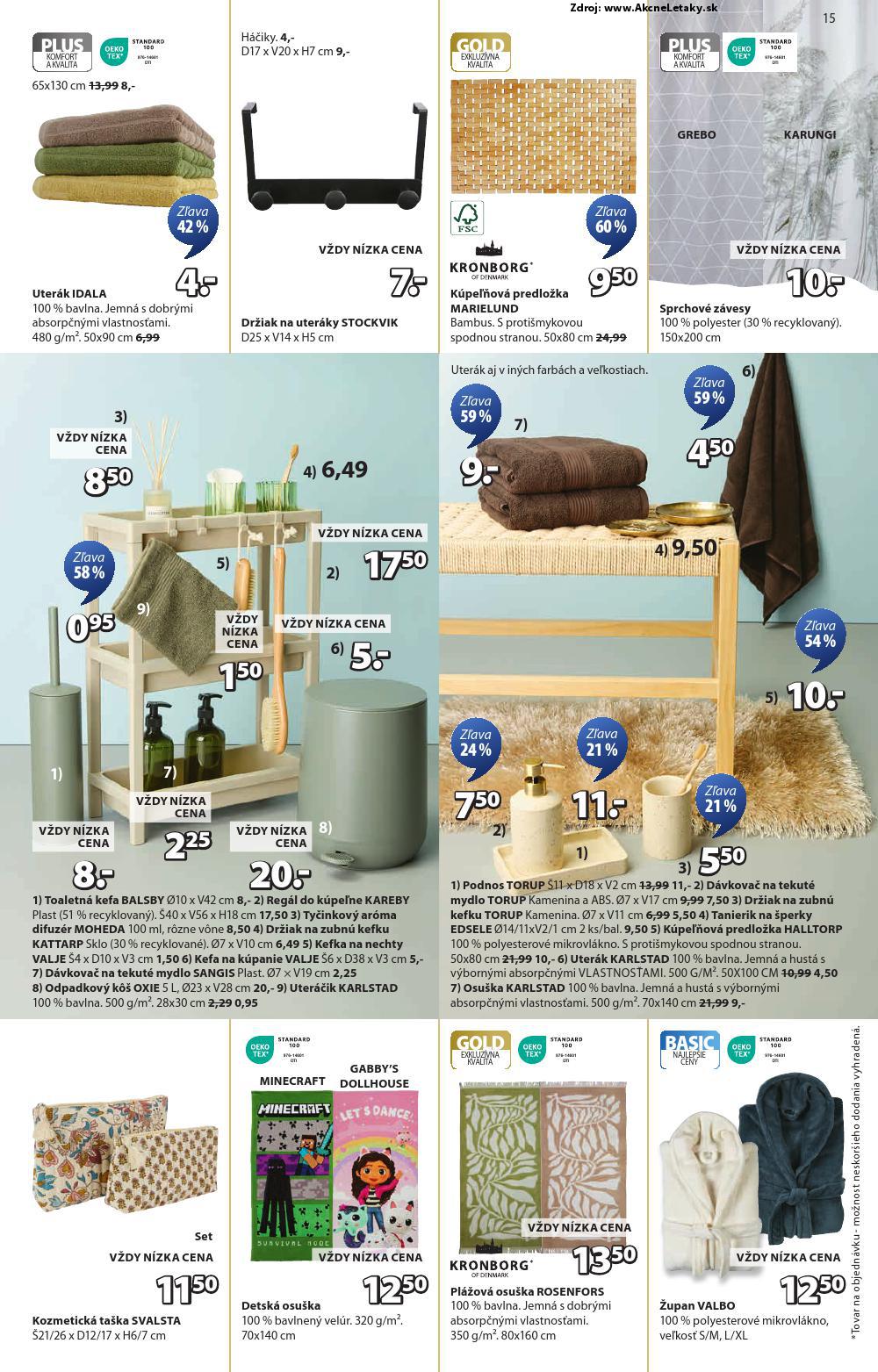 Leták Jysk (11. 6. - 1. 7. 2025) - strana 16 z 17