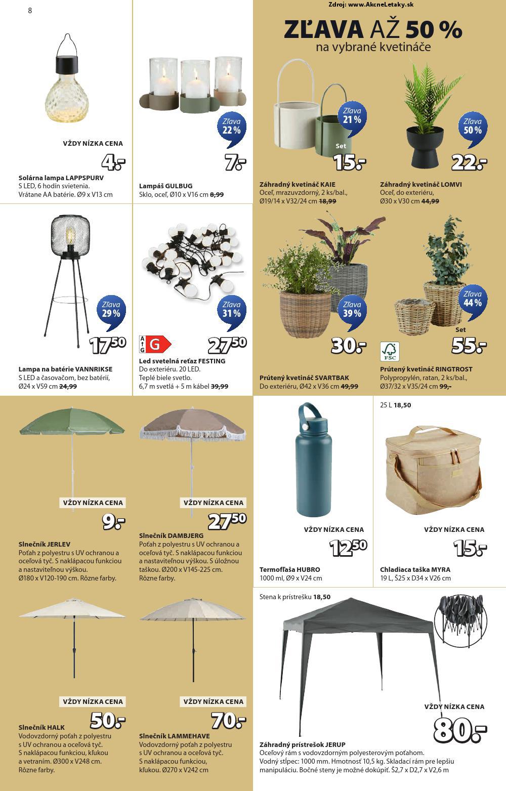 Leták Jysk (11. 6. - 1. 7. 2025) - strana 9 z 17