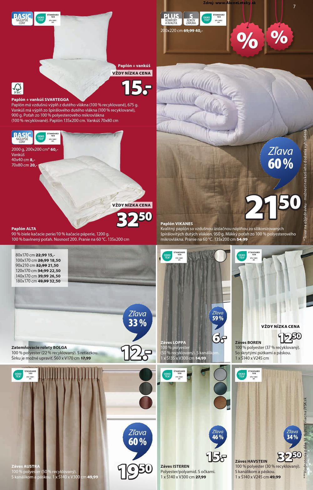 Leták Jysk (6. 8. - 12. 8. 2025) - strana 8 z 17