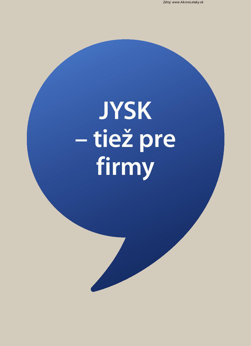 Leták Jysk (3. 9. - 14. 9. 2025) - strana 1 z 13