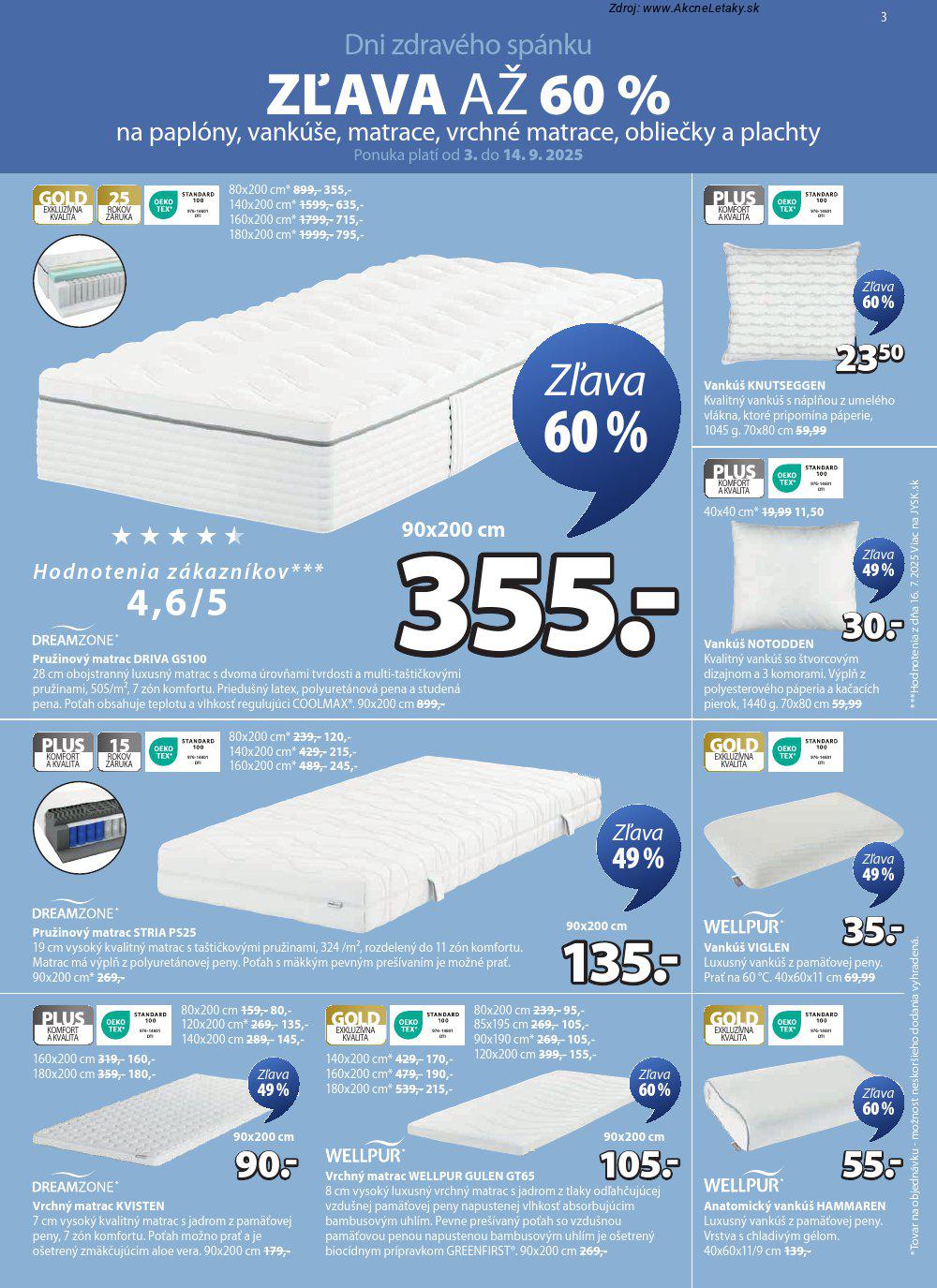 Leták Jysk (3. 9. - 14. 9. 2025) - strana 4 z 13