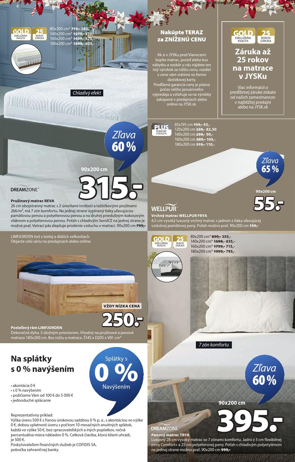 Leták Jysk (17. 12. - 23. 12. 2025) - strana 5 z 9
