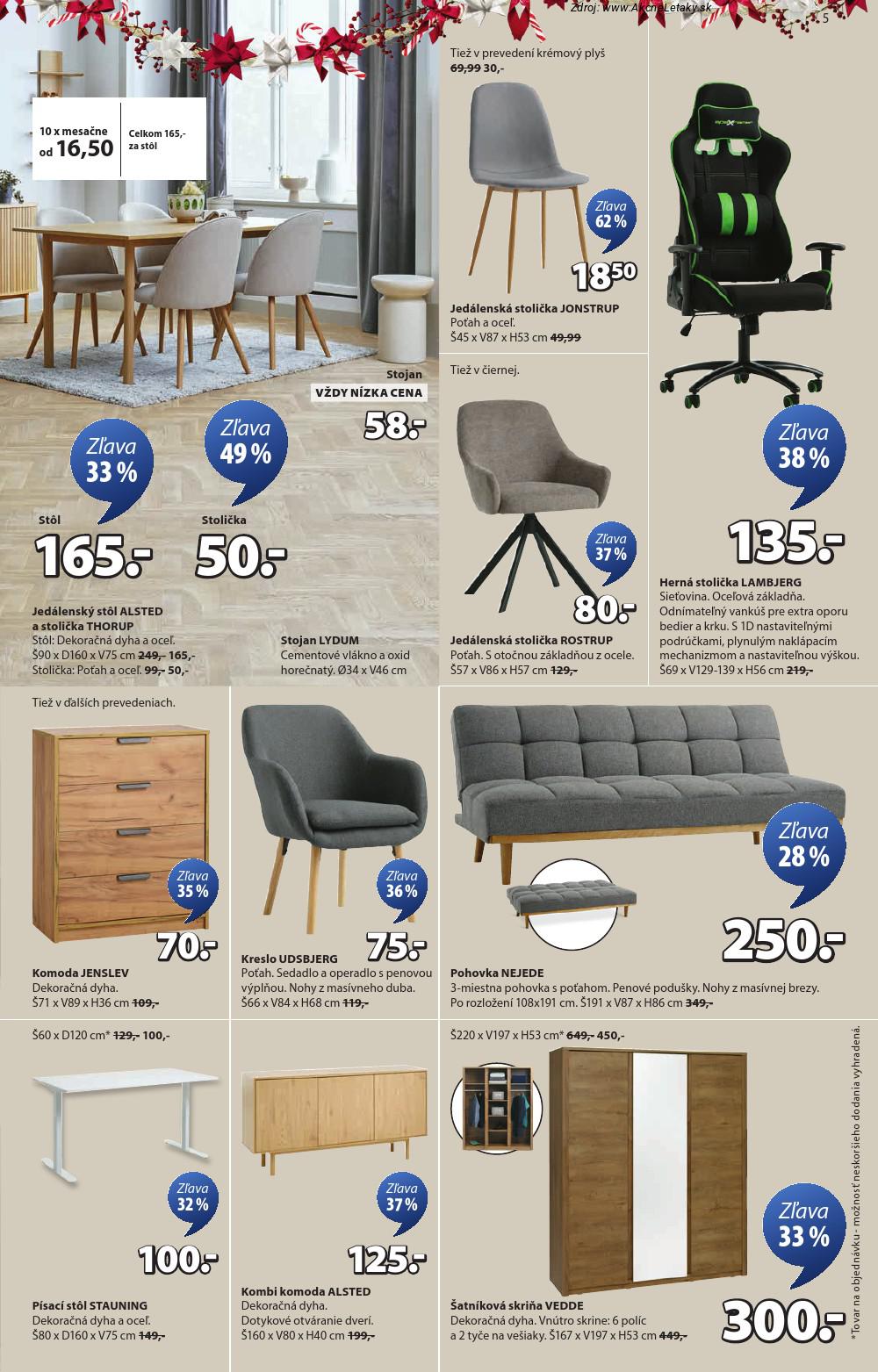 Leták Jysk (17. 12. - 23. 12. 2025) - strana 6 z 9