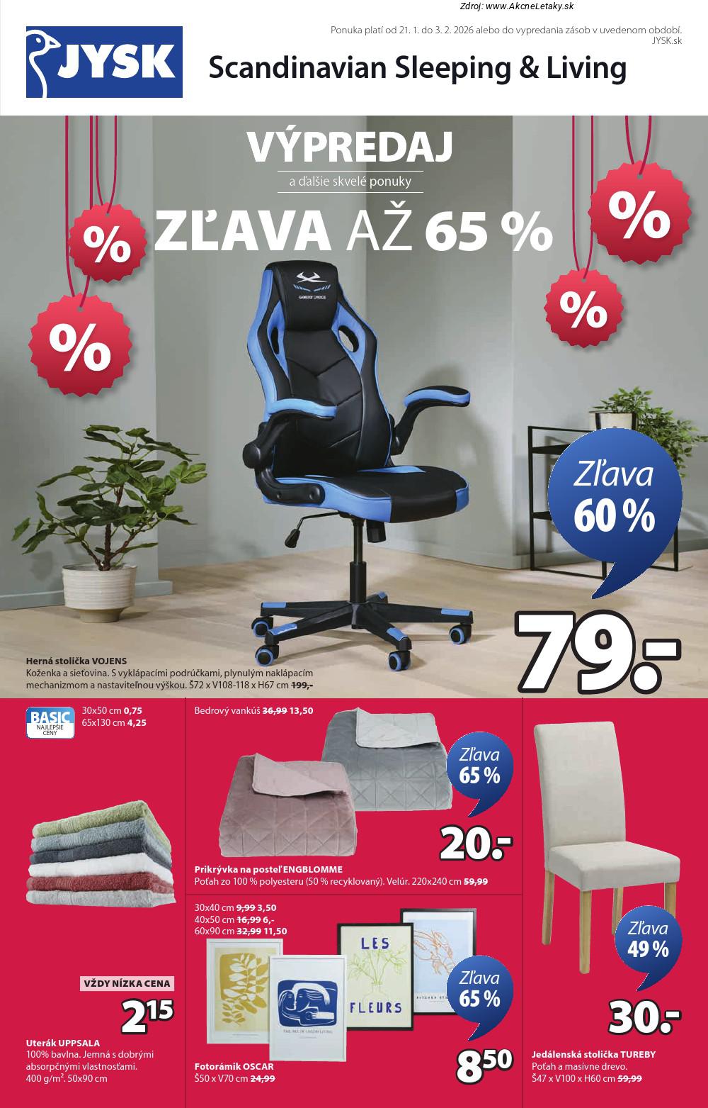 Leták Jysk (21. 1. - 3. 2. 2026) - strana 2 z 9