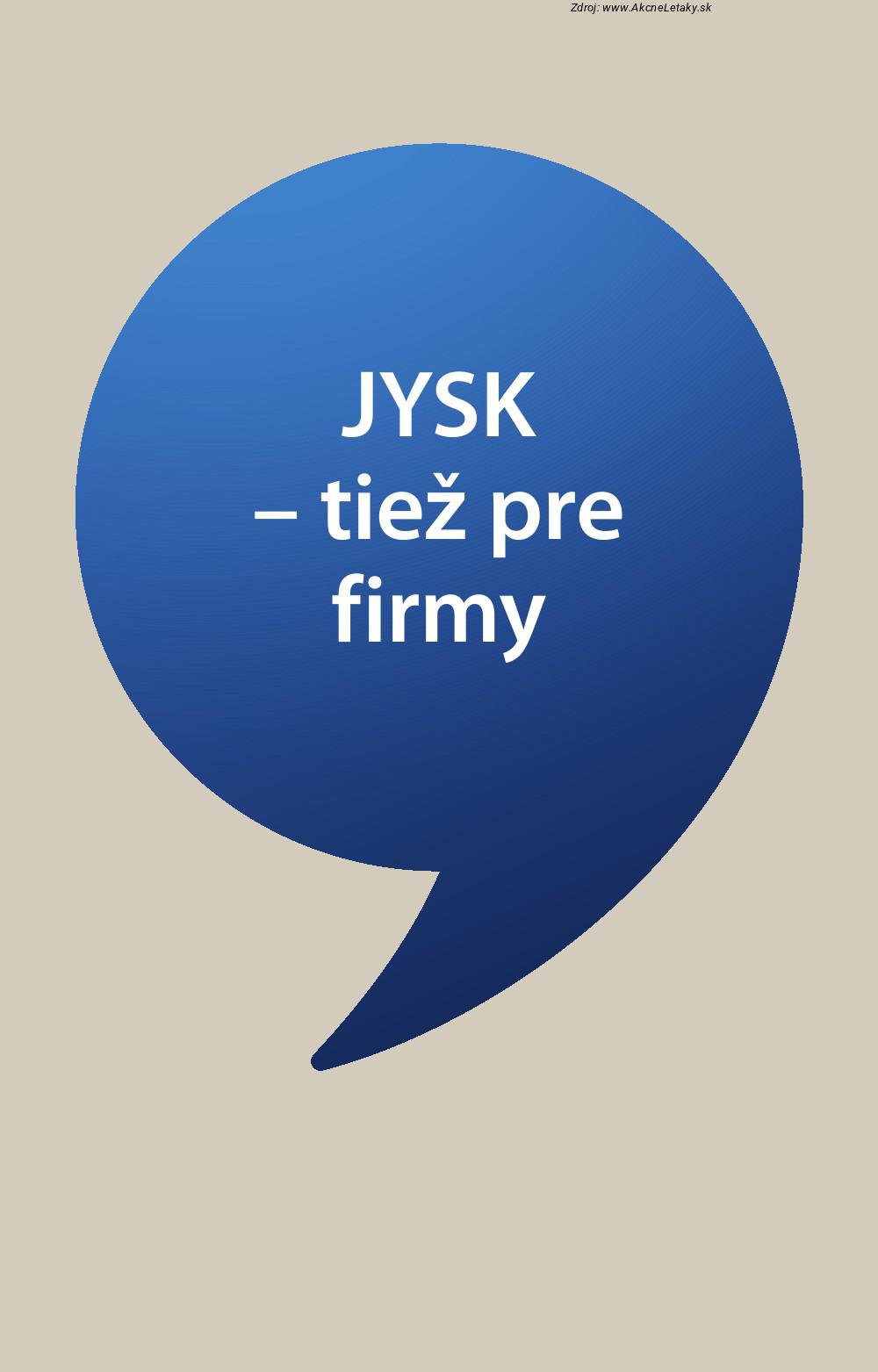 Leták Jysk (4. 2. - 8. 3. 2026) - strana 1 z 13
