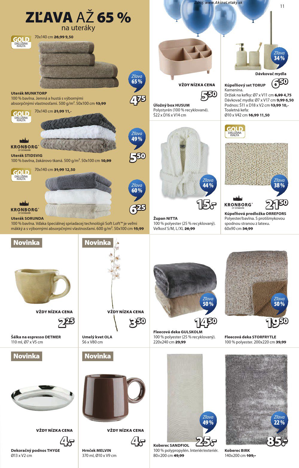 Leták Jysk (9. 3. - 14. 4. 2026) - strana 12 z 17