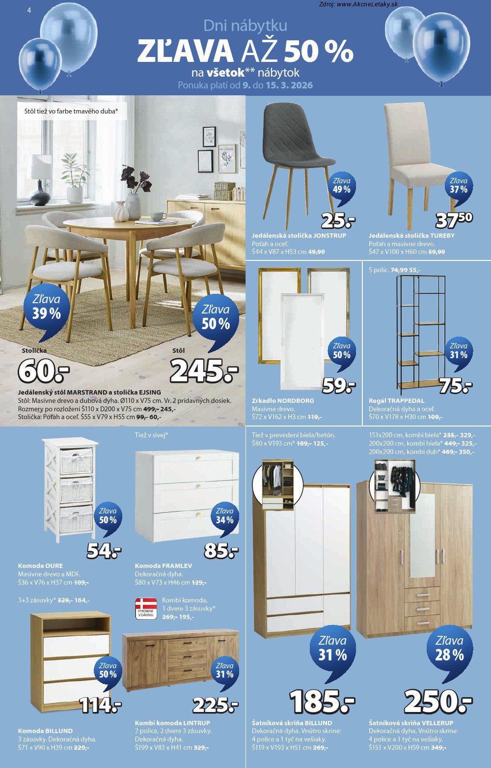 Leták Jysk (9. 3. - 14. 4. 2026) - strana 5 z 17