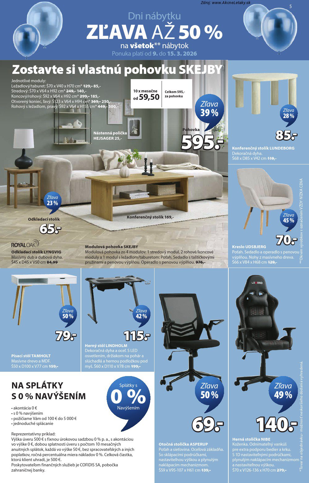 Leták Jysk (9. 3. - 14. 4. 2026) - strana 6 z 17