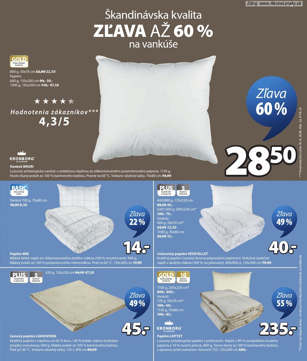 Leták Jysk (12. 8. - 20. 9. 2026) - strana 12 z 13