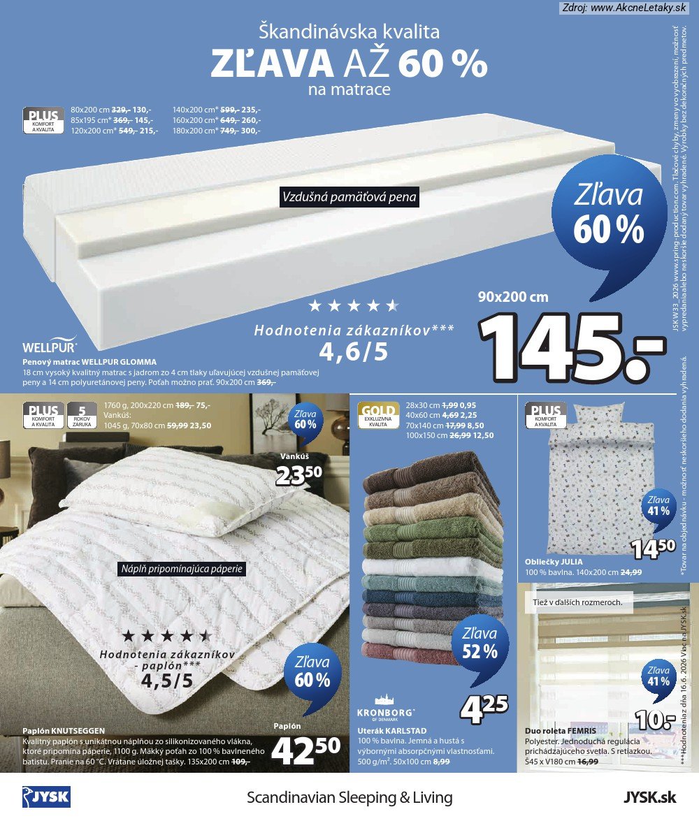 Leták Jysk (12. 8. - 20. 9. 2026) - strana 13 z 13