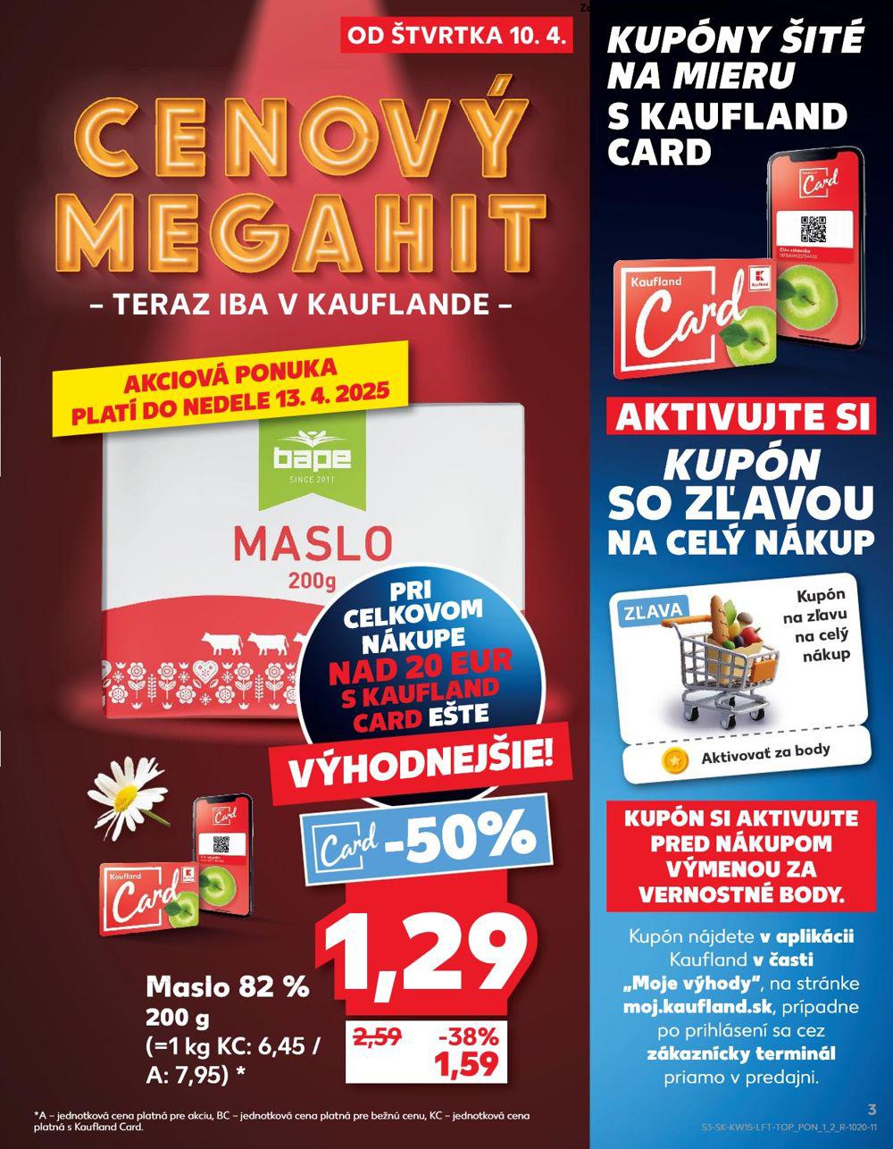 Leták Kaufland (10. 4. - 15. 4. 2025) - strana 3 z 76