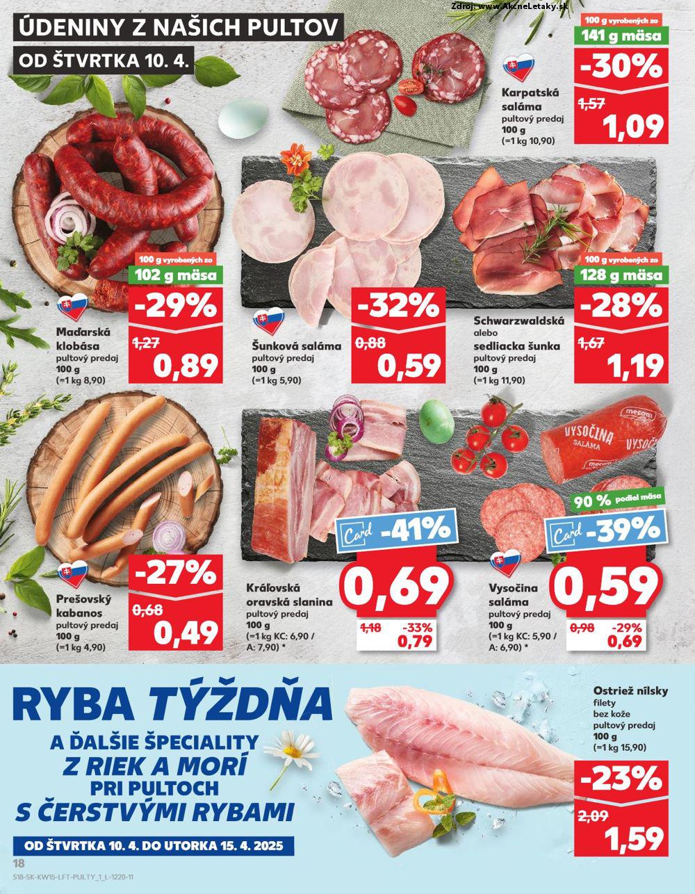 Leták Kaufland (10. 4. - 15. 4. 2025) - strana 18 z 76