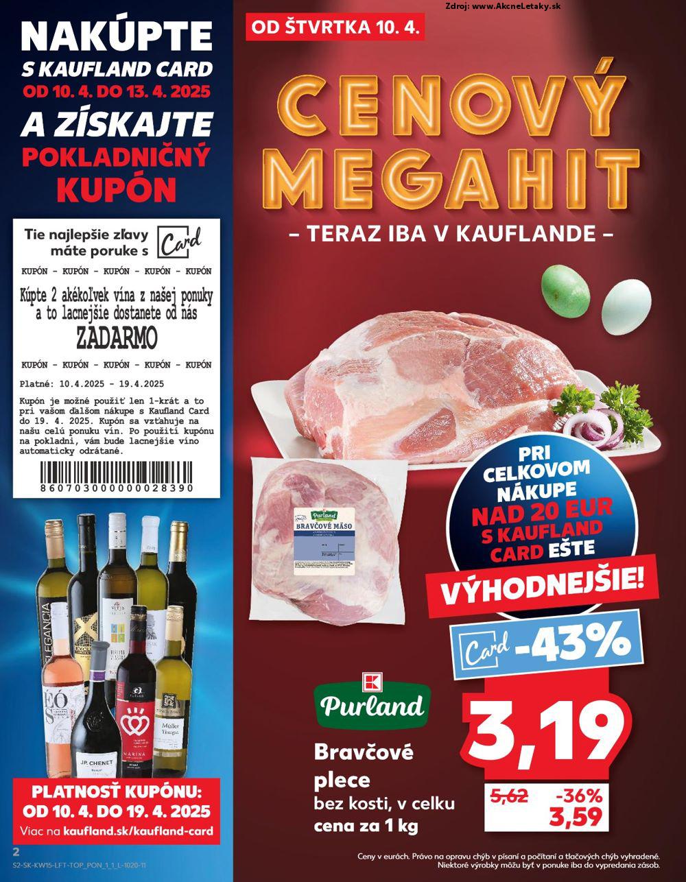 Leták Kaufland (10. 4. - 15. 4. 2025) - strana 2 z 76