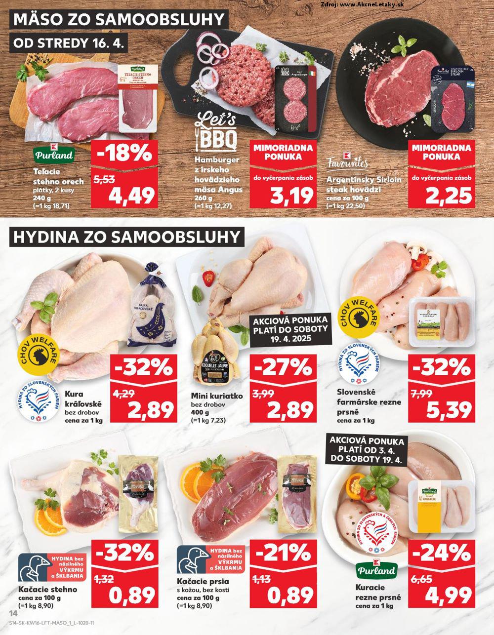 Leták Kaufland (16. 4. - 23. 4. 2025) - strana 14 z 74
