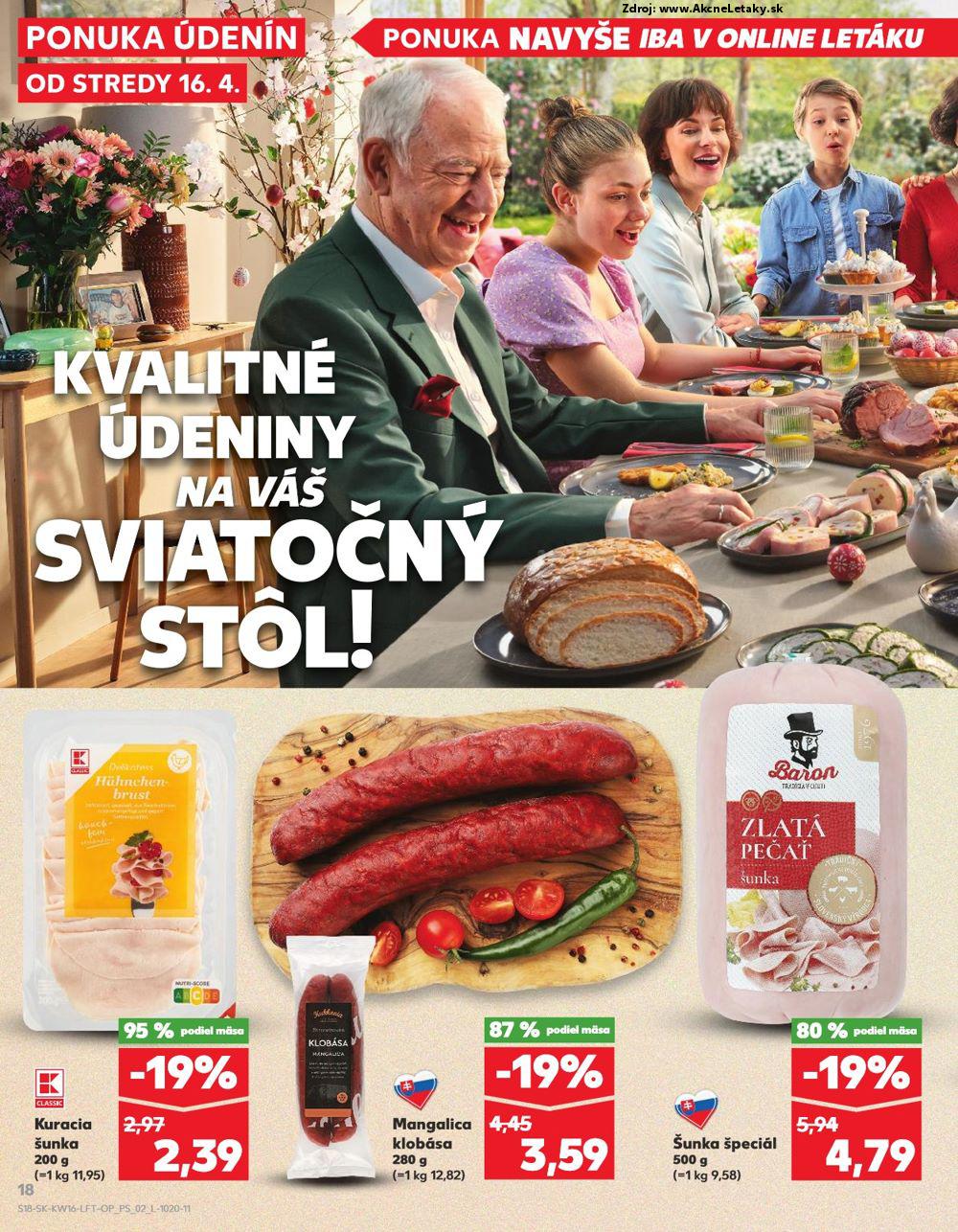 Leták Kaufland (16. 4. - 23. 4. 2025) - strana 18 z 74