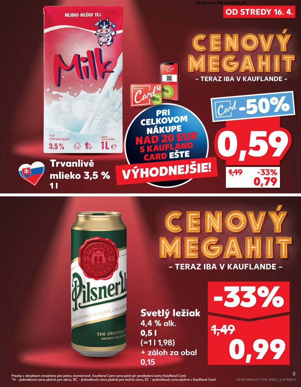 Leták Kaufland (16. 4. - 23. 4. 2025) - strana 3 z 74