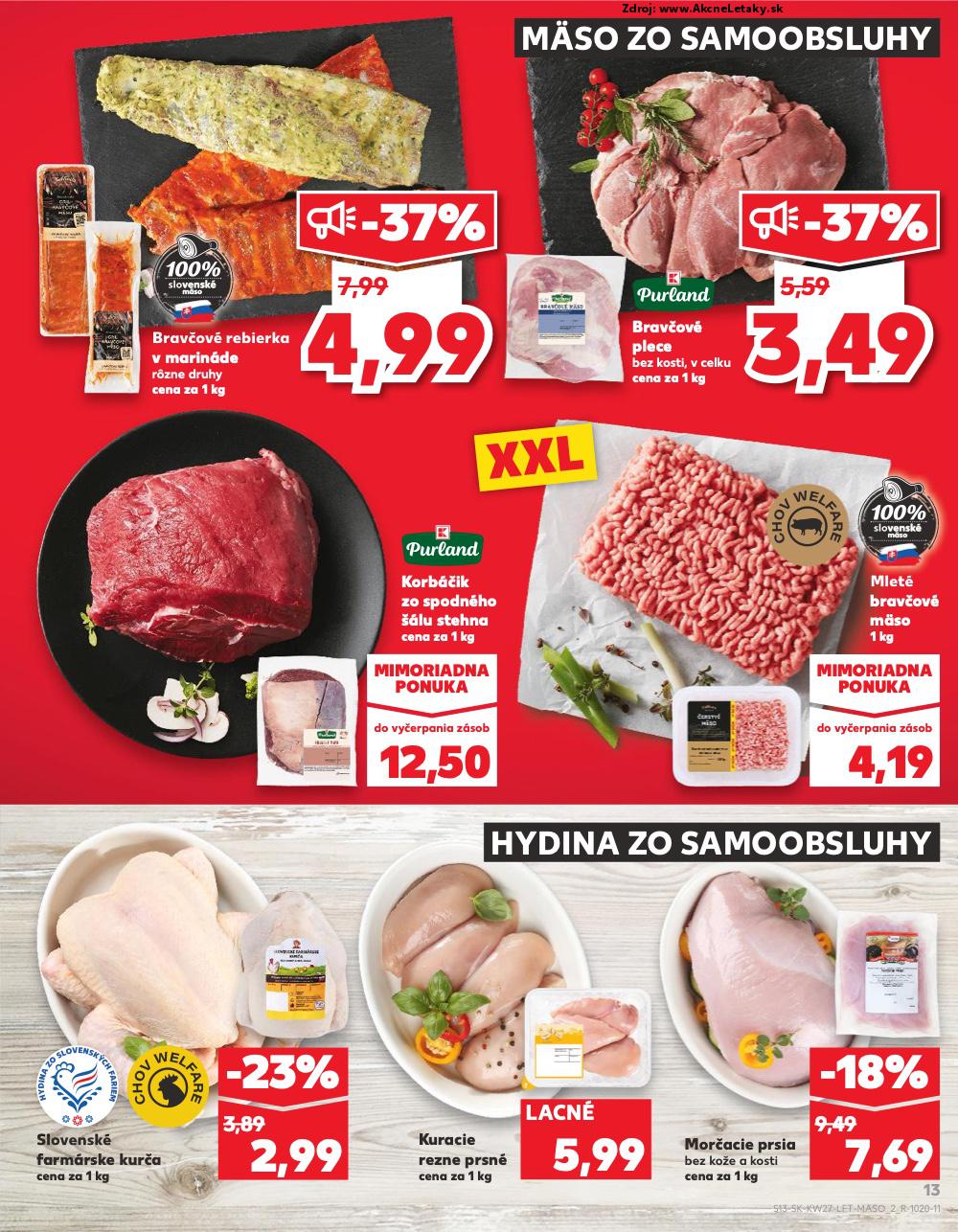 Leták Kaufland (3. 7. - 9. 7. 2025) - strana 13 z 76