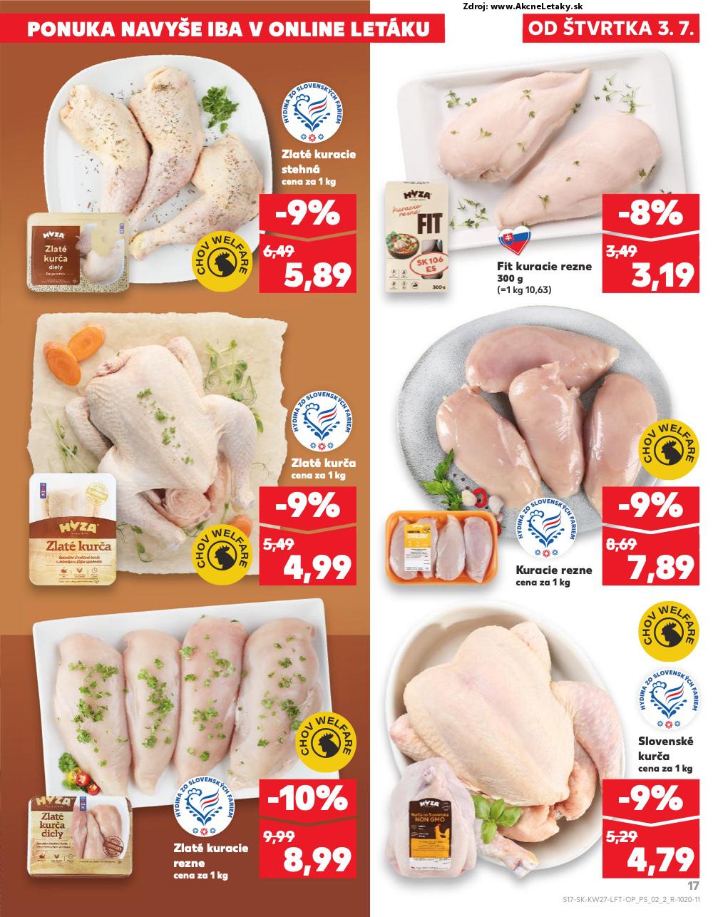 Leták Kaufland (3. 7. - 9. 7. 2025) - strana 17 z 76