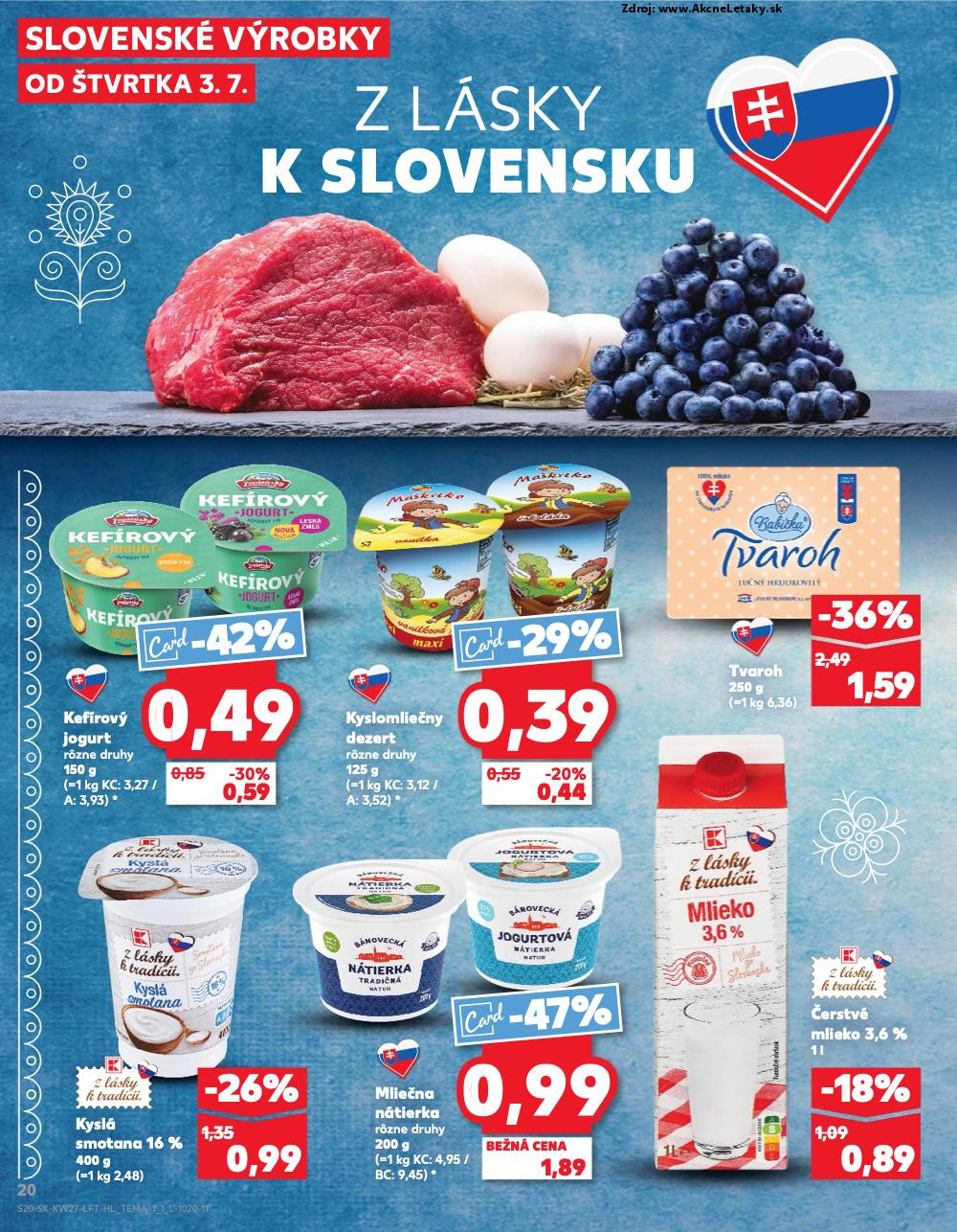 Leták Kaufland (3. 7. - 9. 7. 2025) - strana 20 z 76