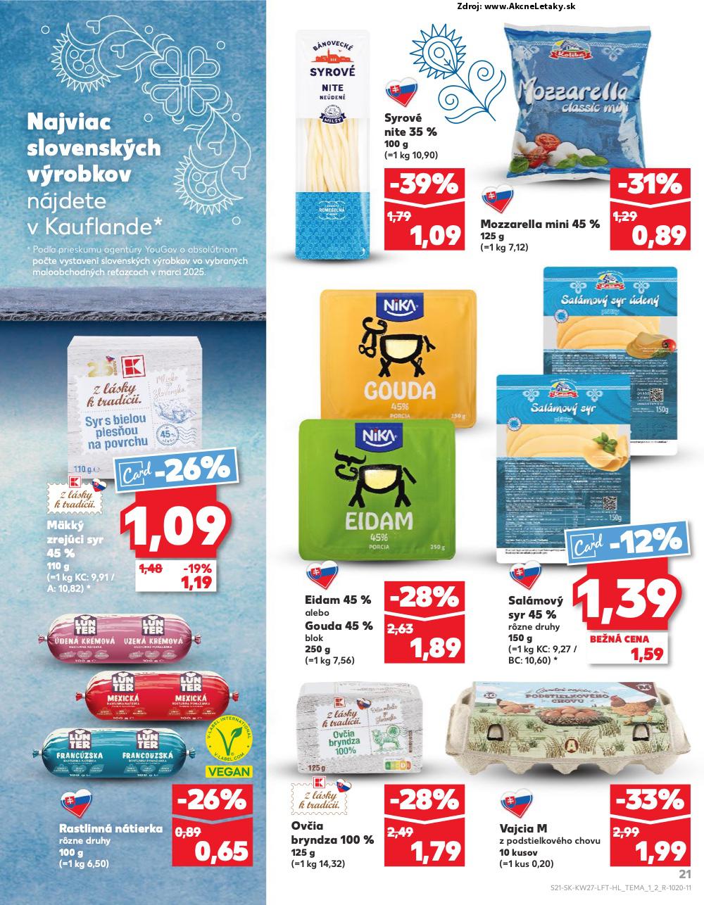Leták Kaufland (3. 7. - 9. 7. 2025) - strana 21 z 76