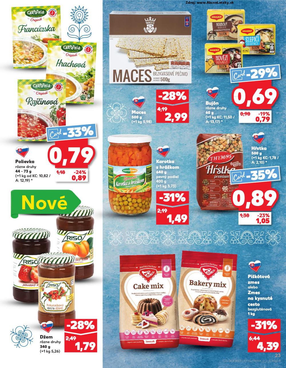 Leták Kaufland (3. 7. - 9. 7. 2025) - strana 23 z 76