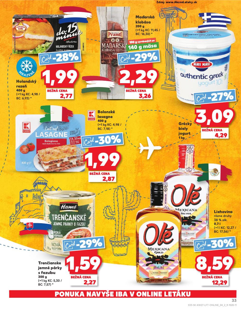 Leták Kaufland (3. 7. - 9. 7. 2025) - strana 33 z 76