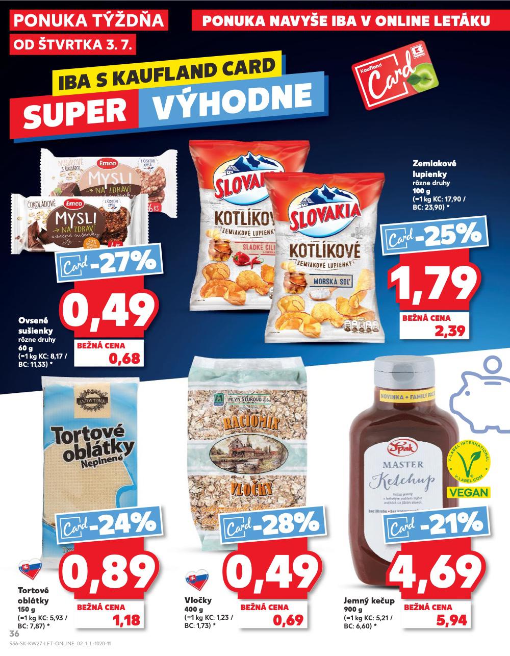 Leták Kaufland (3. 7. - 9. 7. 2025) - strana 36 z 76