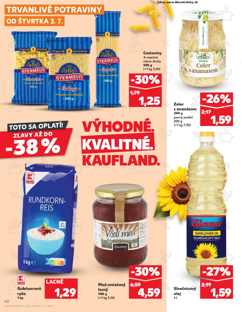Leták Kaufland (3. 7. - 9. 7. 2025) - strana 40 z 76