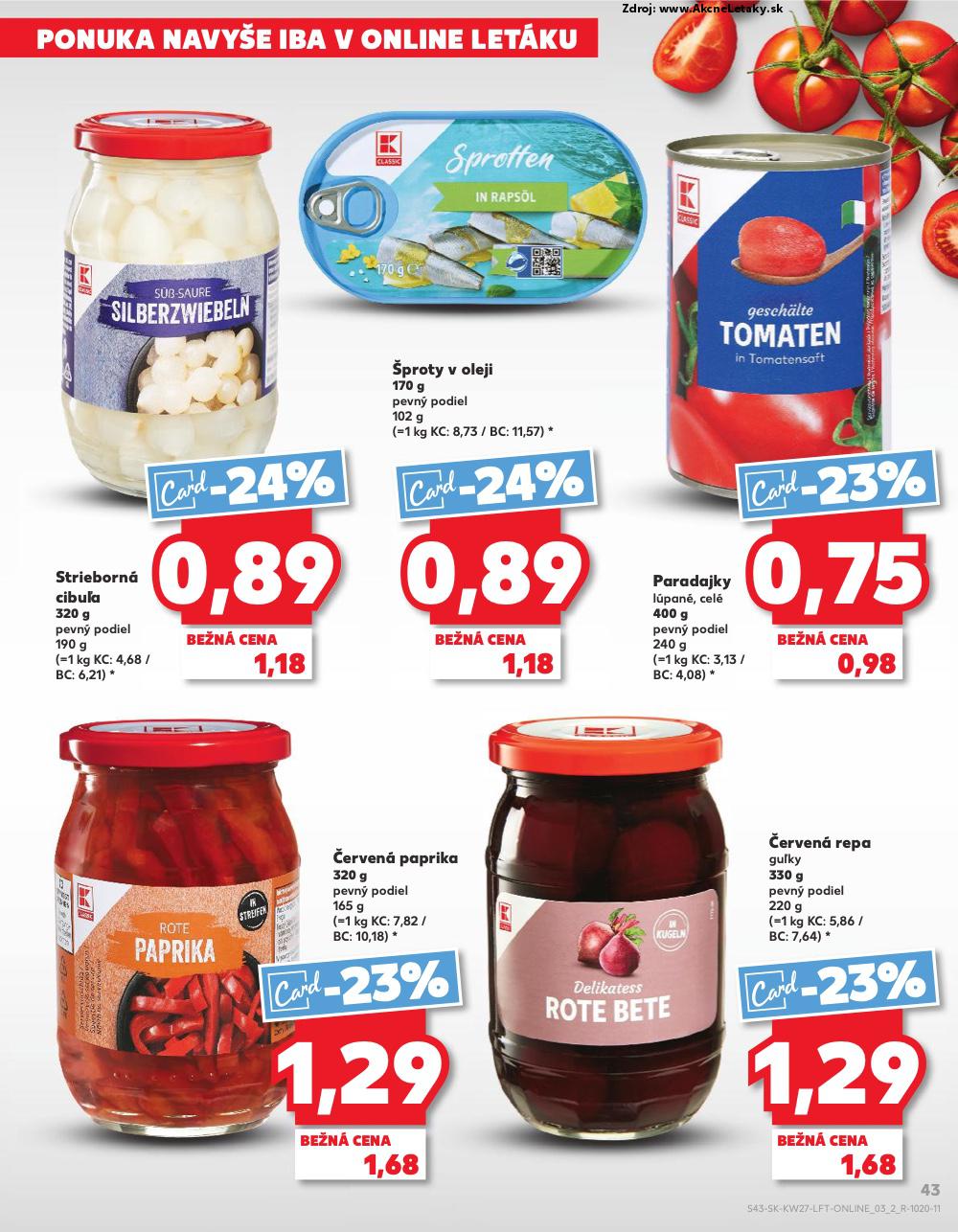 Leták Kaufland (3. 7. - 9. 7. 2025) - strana 43 z 76