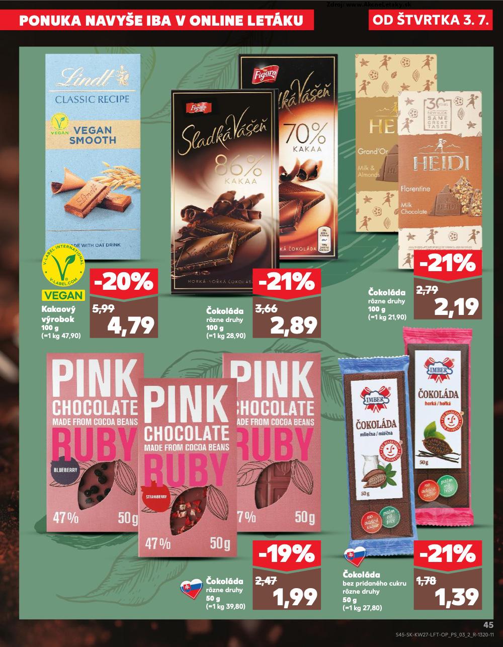 Leták Kaufland (3. 7. - 9. 7. 2025) - strana 45 z 76