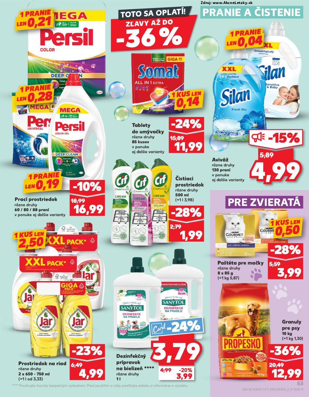 Leták Kaufland (3. 7. - 9. 7. 2025) - strana 53 z 76