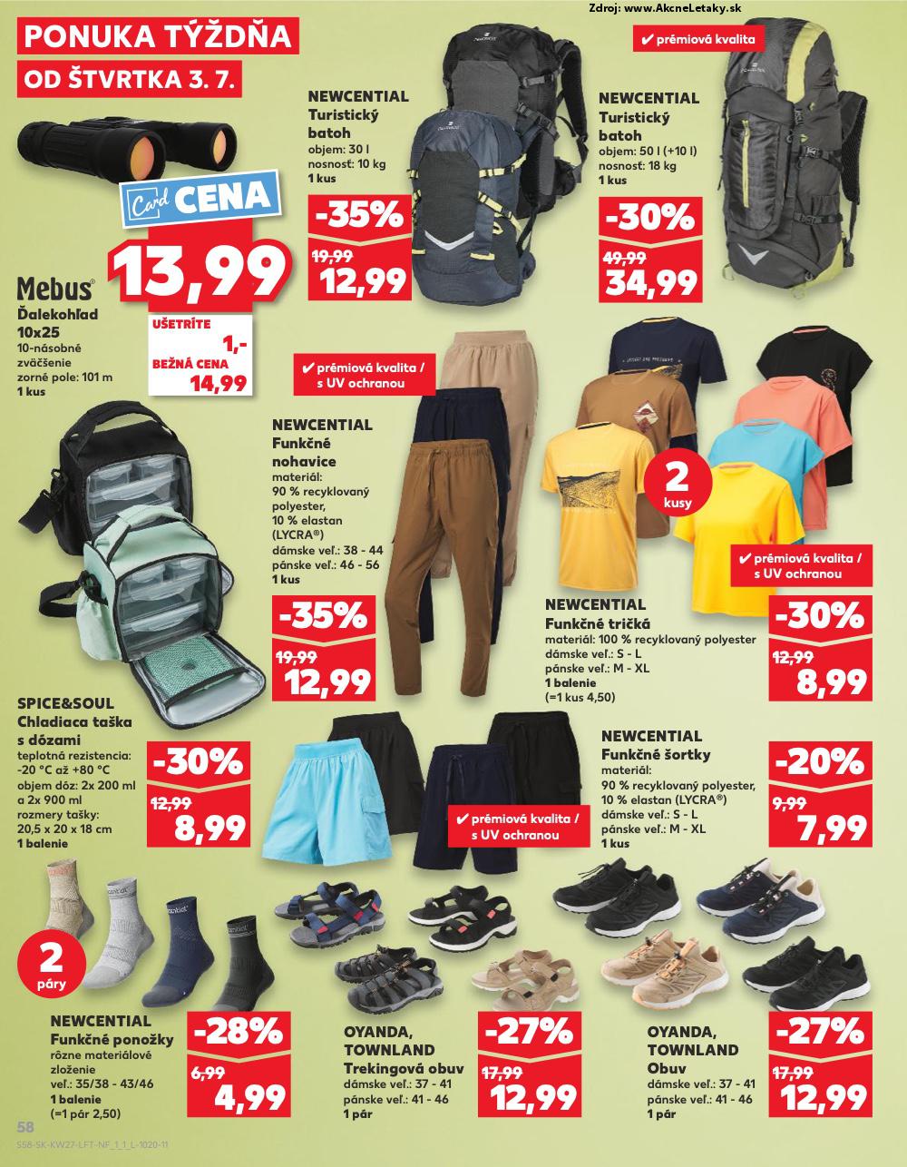 Leták Kaufland (3. 7. - 9. 7. 2025) - strana 58 z 76