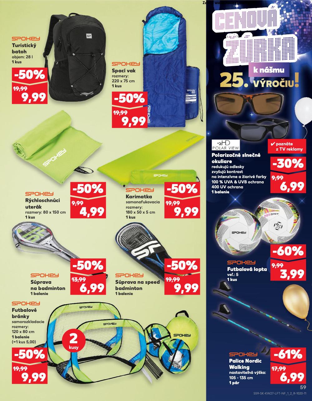 Leták Kaufland (3. 7. - 9. 7. 2025) - strana 59 z 76