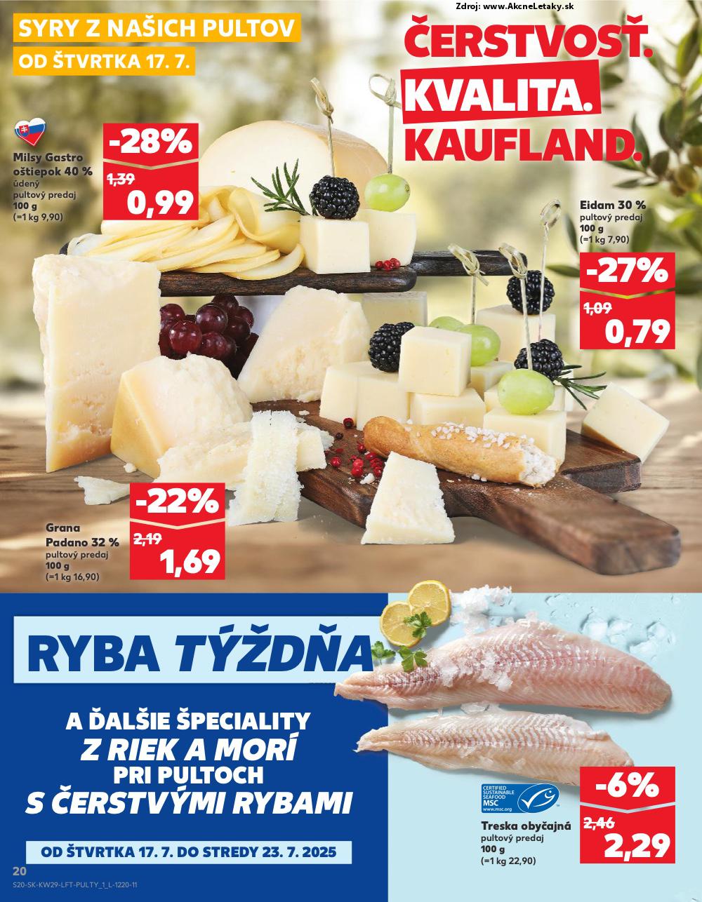 Leták Kaufland (17. 7. - 23. 7. 2025) - strana 20 z 80
