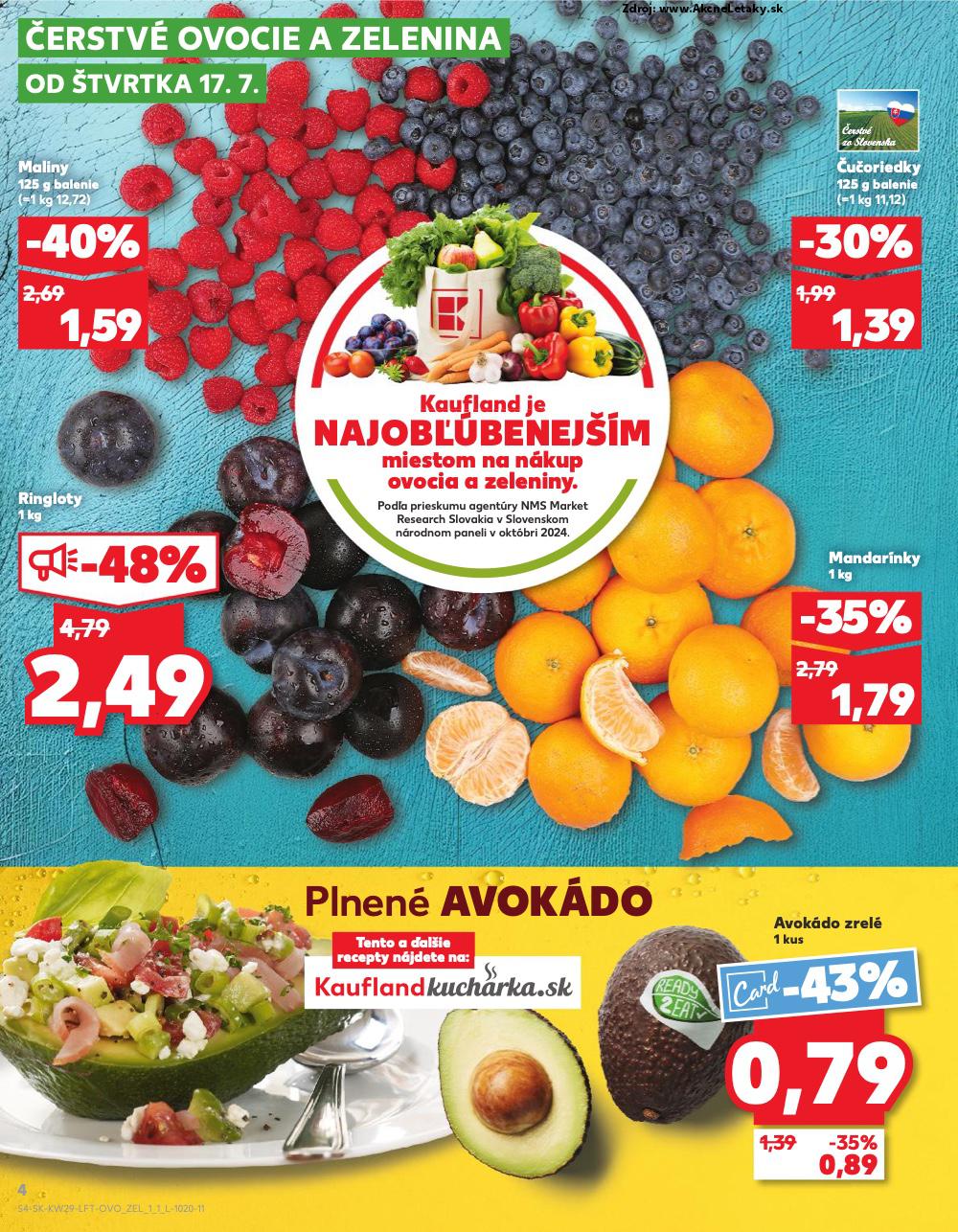 Leták Kaufland (17. 7. - 23. 7. 2025) - strana 4 z 80