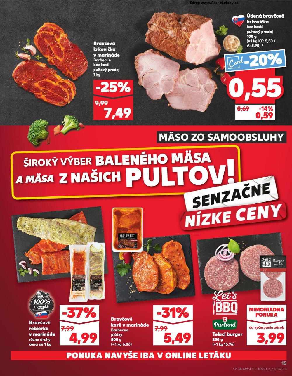 Leták Kaufland (31. 7. - 6. 8. 2025) - strana 15 z 76