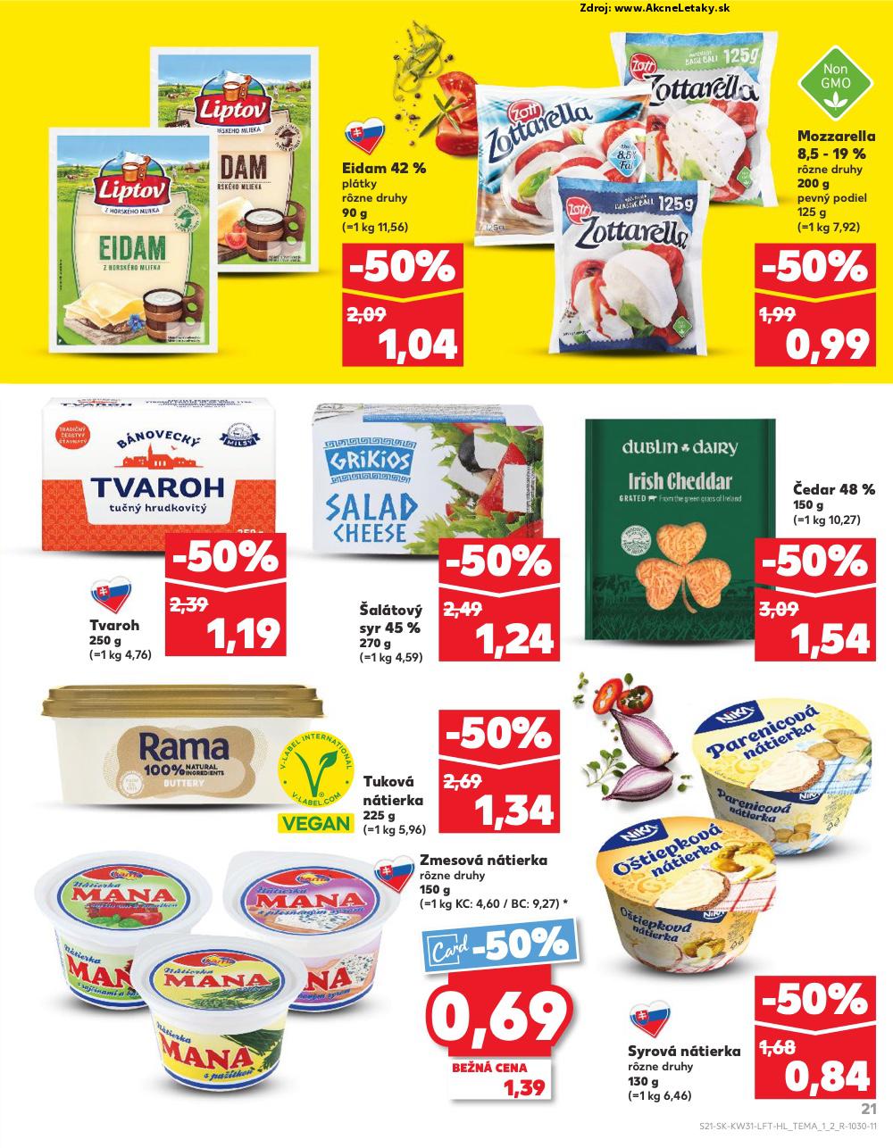 Leták Kaufland (31. 7. - 6. 8. 2025) - strana 21 z 76