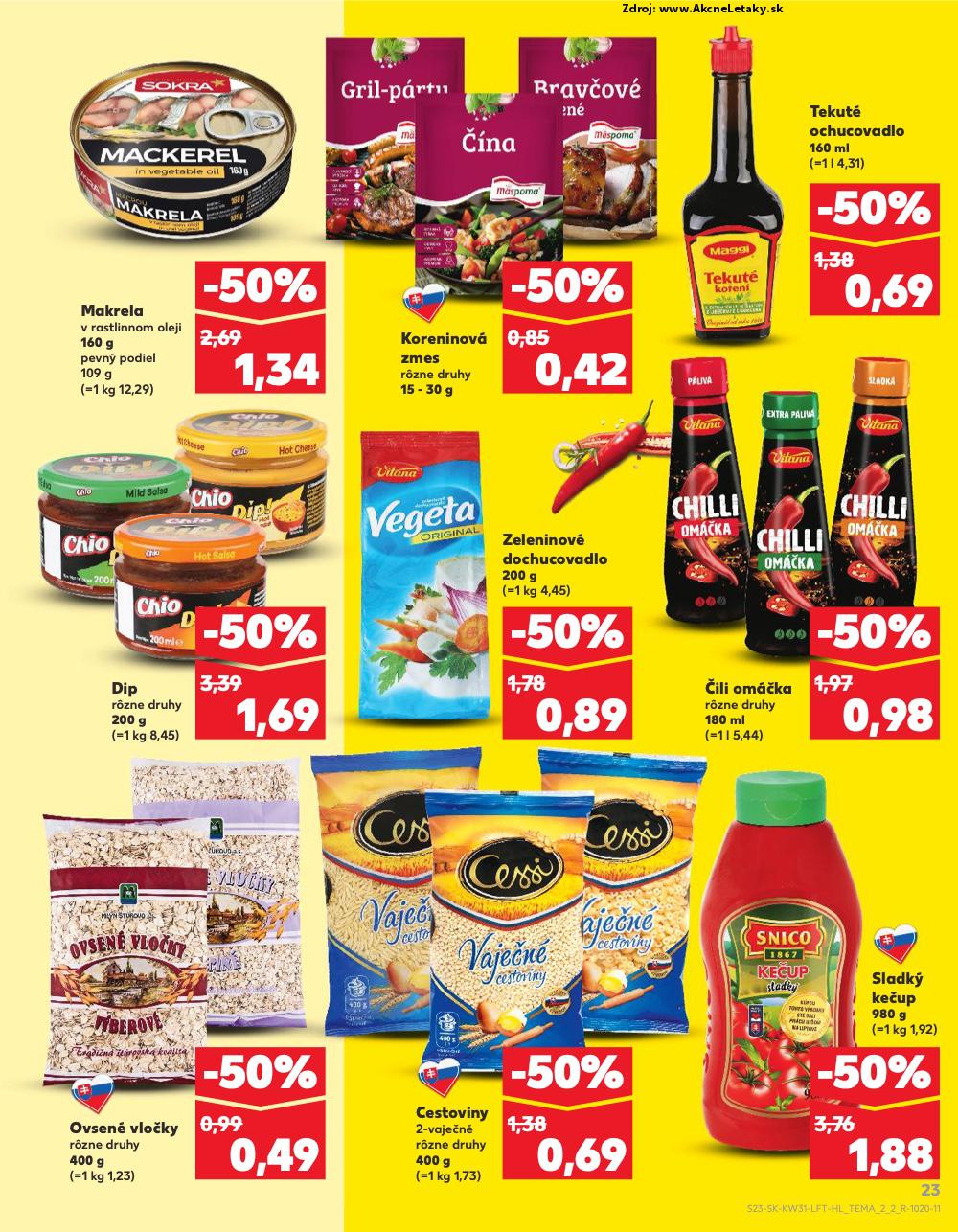 Leták Kaufland (31. 7. - 6. 8. 2025) - strana 23 z 76