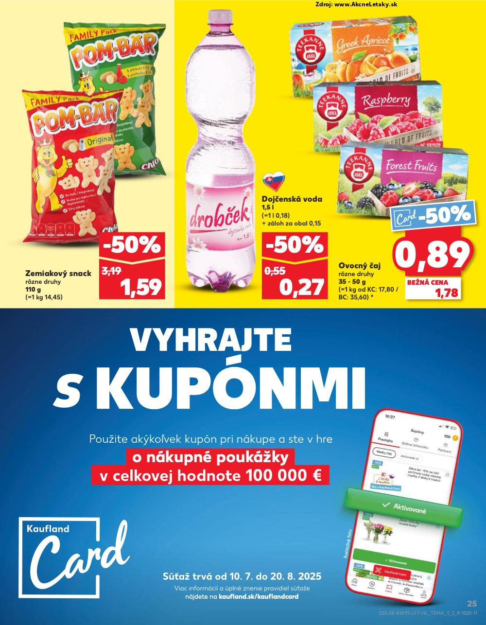 Leták Kaufland (31. 7. - 6. 8. 2025) - strana 25 z 76