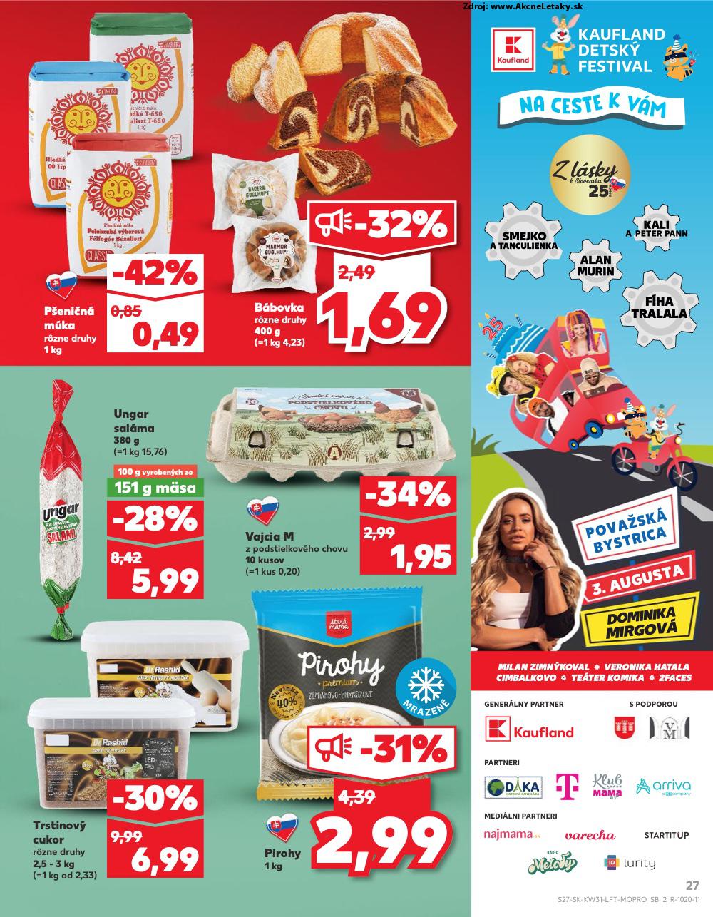Leták Kaufland (31. 7. - 6. 8. 2025) - strana 27 z 76
