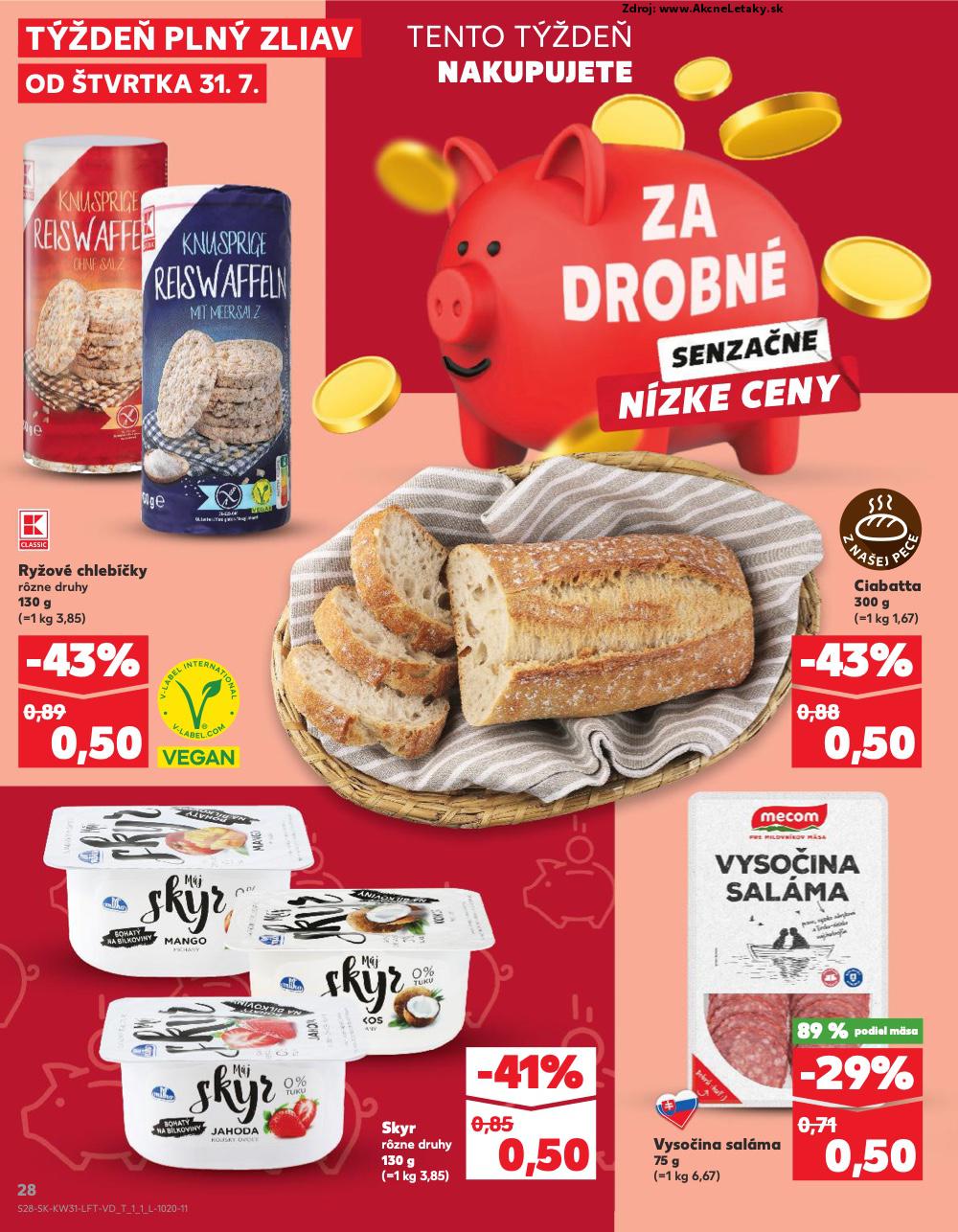 Leták Kaufland (31. 7. - 6. 8. 2025) - strana 28 z 76