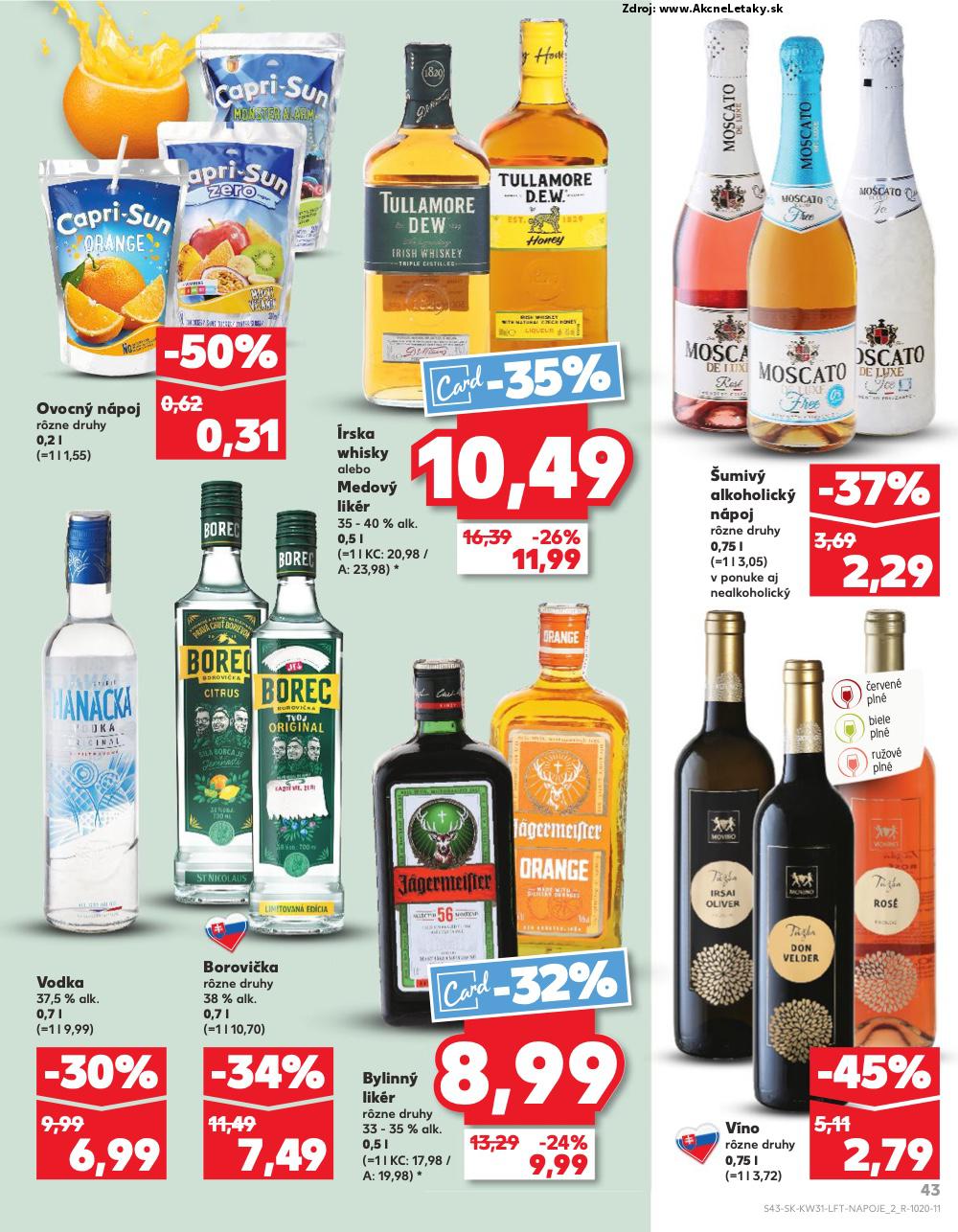 Leták Kaufland (31. 7. - 6. 8. 2025) - strana 43 z 76