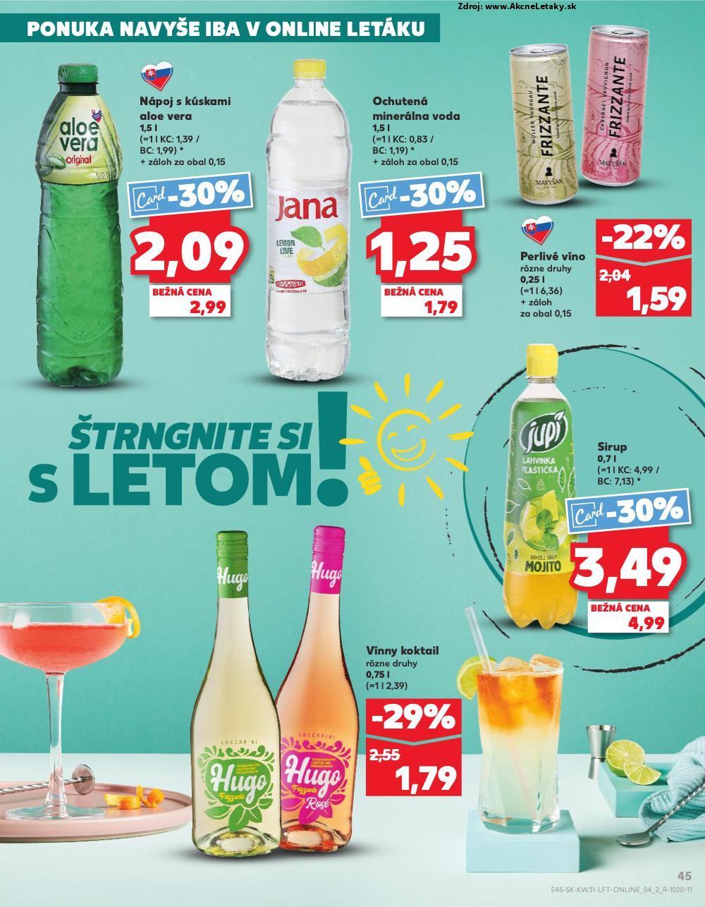 Leták Kaufland (31. 7. - 6. 8. 2025) - strana 45 z 76