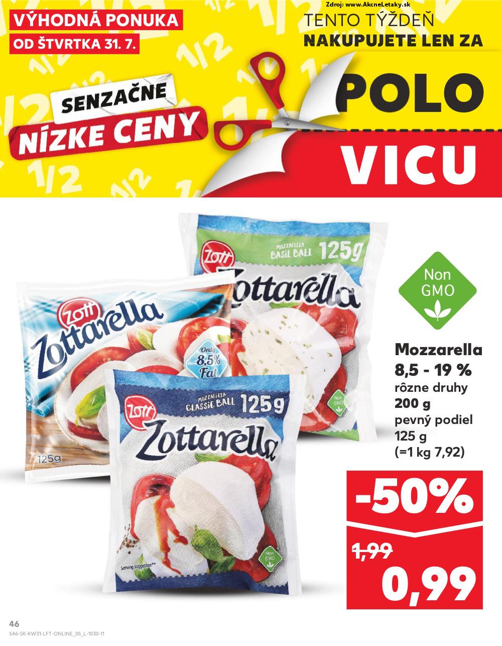 Leták Kaufland (31. 7. - 6. 8. 2025) - strana 46 z 76