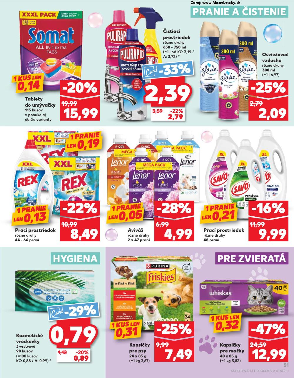 Leták Kaufland (31. 7. - 6. 8. 2025) - strana 51 z 76