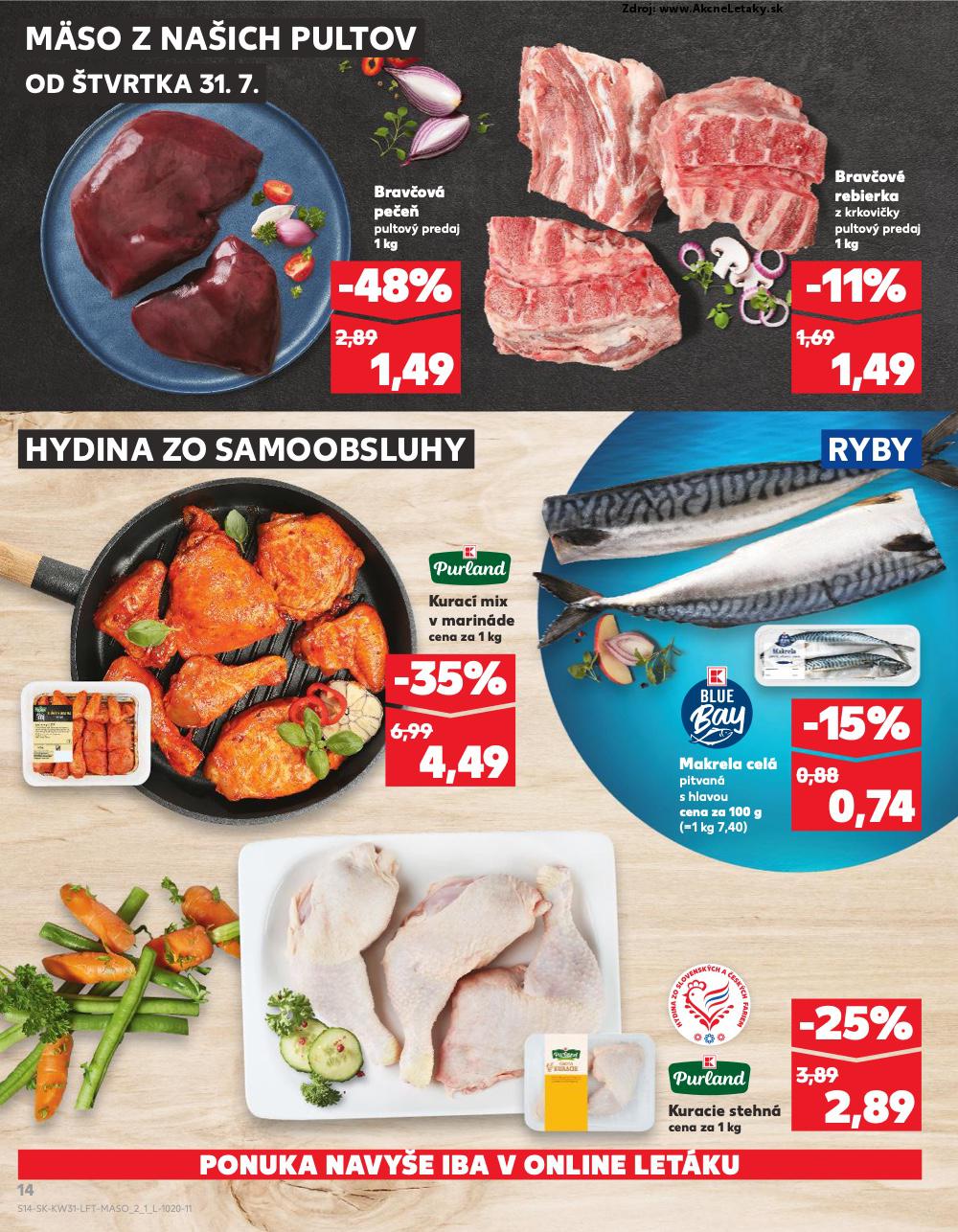 Leták Kaufland (31. 7. - 6. 8. 2025) - strana 14 z 76