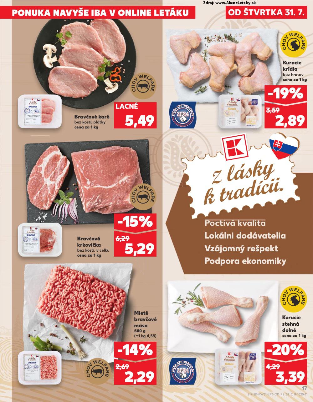 Leták Kaufland (31. 7. - 6. 8. 2025) - strana 17 z 76