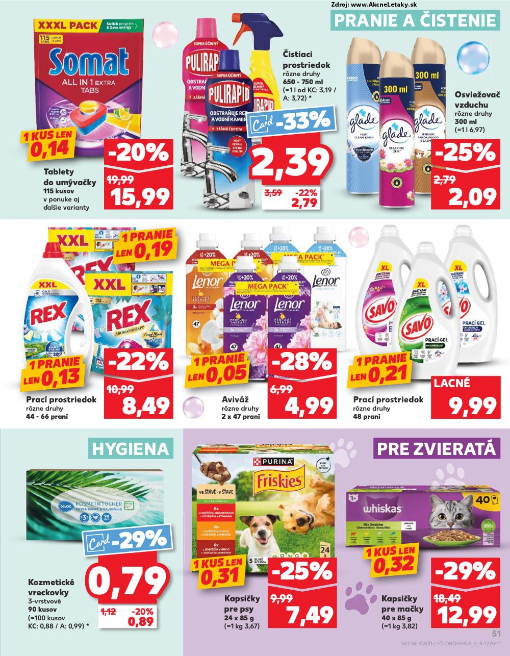 Leták Kaufland (31. 7. - 6. 8. 2025) - strana 51 z 76