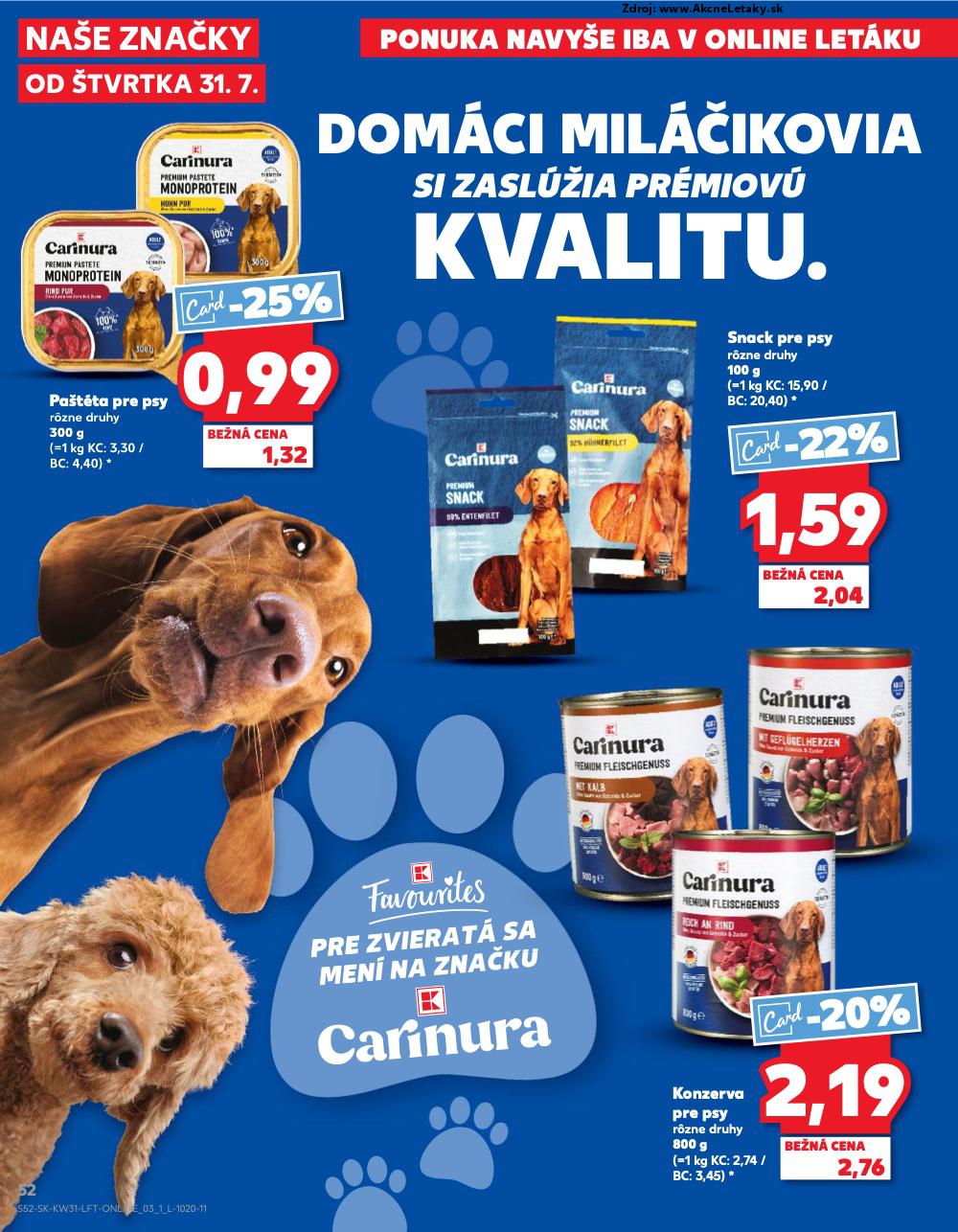 Leták Kaufland (31. 7. - 6. 8. 2025) - strana 52 z 76